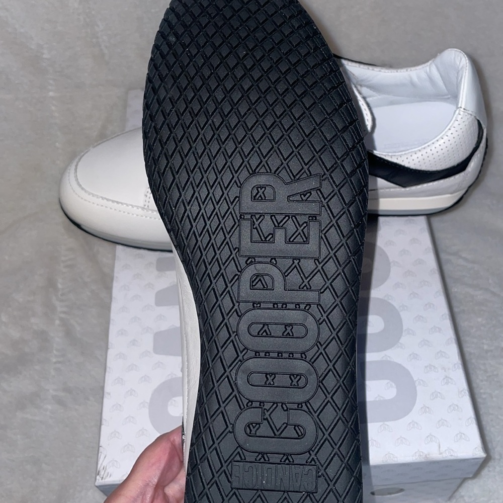 NWT Candice Cooper RUNLO FLASH - Old nappa sneakers - White-Black - Picture 15 of 16